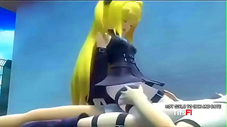 Blonde Goddess Takes Rough Ride in Steamy 3D Hentai Encounter