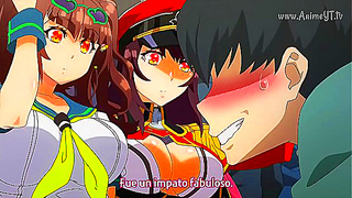 Horny Anime Girl Pleasures Bikou in steamy Ecchi Encounter