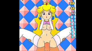 Princess Peach Tempts Mario with Steamy Oral, Anal Naked Moments in Cartoons