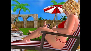 Nancys Steamy Pool Escape – Wild Tryst Under the Sun