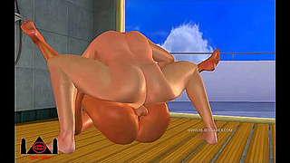 Julia Pleasures Two Men in Wild 3D Hentai Fantasy Ride