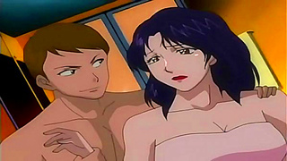 Voluptuous Teacher Seduces Stepsis with Steamy Hentai Blowbang Creampie