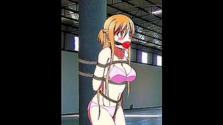 Anime Beauty Embraces Dark Desire in Steamy Dungeon Submission Fantasy