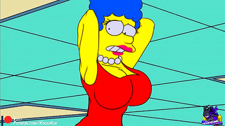 Marge Simpsons Busty Temptation Ignites Steaming Hentai Encounter