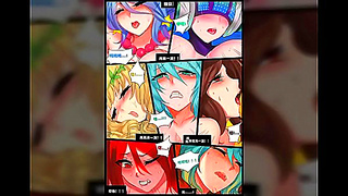 Sona Pleasured by Seraphine in Steamy League of Legends Hentai Adventure
