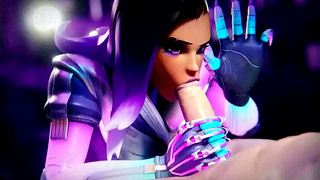 Sombras Invisible Touch Delivers Steamy Blowjob in Wild Overwatch Fantasy