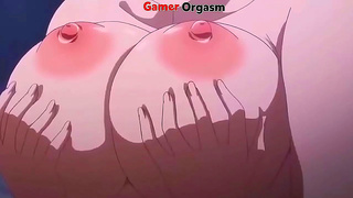 Hot Redheaded Milf Teases with Busty Curves in Sultry Anime Fantasy