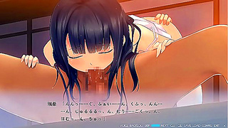 Anime Beauty Tempts Lover in Steamy Rain-Filled Encounter