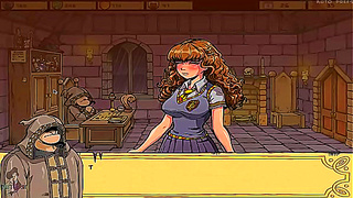 Hermione Tempts Professor Snape in Steamy Witch Trainer Fantasy Encounter