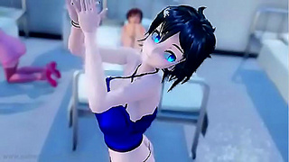 Seductive Hentai Beauty Teases Before Steamy 3D Encounter