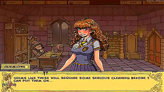 Teen Witch Tempts Her Master in Class with Seductive Magic Spell