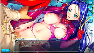 Unitia Seduces Alberti in Steamy Anime Fantasy Encounter