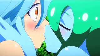 Adorable Anime Babes Share Steamy Kisses Wild Romantic Encounters