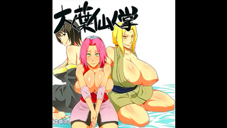 Hokage Under Enjoys Sensual Blowjob Busty Gangbang Thrills