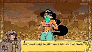 Jasmine Yields to Her Dominant Lovers Lust in Steamy Arabian Nights Tryst