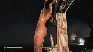 Fallout 4 Beauty Embraces Hentai Bondage Domination Thrills