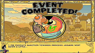 Princess Jasmine Takes Massive Cock in Steamy Hentai Fantasy Tale