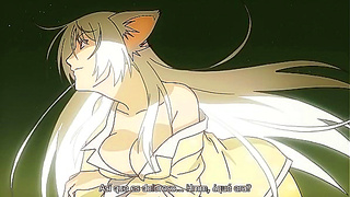 Bakemono Beauty Tempts in Steamy Monogatari Encounter with Sultry Subtitles