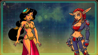 Disney Princess Tempted by Enchanted Genie in Steamy Anime Encounter