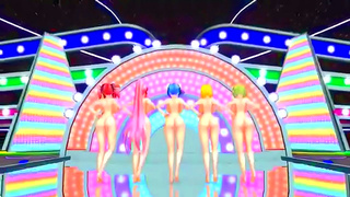 Adorable Virtual Idol Dances into Forbidden Desires in MMD Fantasy World