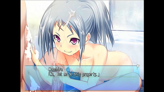 Petite Maiden Pleasures Hero with Sultry Blowjob in Majikoi Fantasy Scene