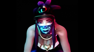 Akali Dominates Giant Beast in Steamy KDA-Inspired Hentai Encounter