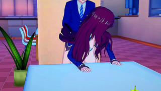 Rindo Kobayashi Devours Koikatsu Delights in Steamy Food Wars Encounter