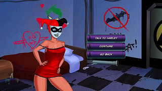 Harley Quinn Tempts Batgirl with Sensual Dance in DC Lesbian Fantasy