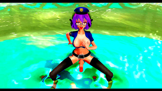 Futanari Beauties Tempt with Sensual Tail Moves in Steamy Anime Dance