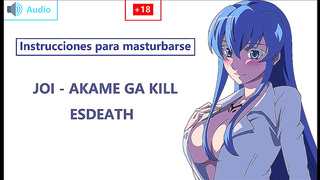 Esdeath Commands Her Submissive Toy in Steamy Spanish Futanari Play