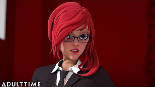 Passionate Anime Tutor Seduces Pupils in Forbidden Classroom Encounter