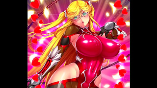 Big-Breasted Anime Babe Tempts Lover in Steamy Bedroom Encounter