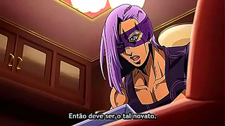 Golden Wind Desire Awakens in Steamy Japanese Hentai Anime Scene 18