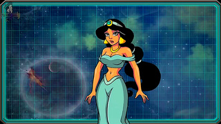 Hermione Seduces Princess Jasmine with Sensual ASMR Cock Play in Akaburs Fantasy World