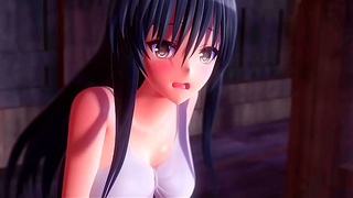 Yui Goes Wild with Steamy Outdoor Encounter in 3D To Love-Ru Fantasy