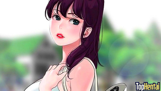 MILF Teacher Stepsis Tempted by Heros Power in Steamy Anime Encounter