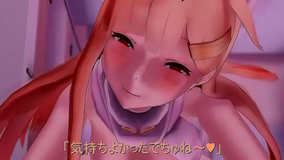 Yudachi Loses Her Virginity in Steamy Hentai Encounter with Busty Beauty