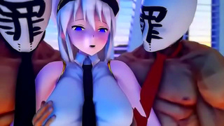 Azur Lane Beauty Takes Giant Cock With Mind-Blowing Blowjob Epic Cream Pie