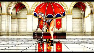 Seductive Barely Clad Anime Girl Sways to Sweet Dreams Beat