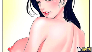 Supercharged Hero Seduces Milf Teacher and Her Family in Wild Hentai Tale