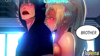 Stepmom Tempts Younger Stepmom in Gaming Cafe for Steamy Hentai Tryst