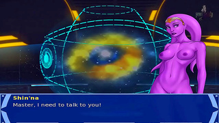 Alien Star Whores Seduce Heroes with Massive Tits Huge Cock Fucks