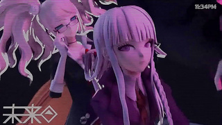 Kirigiri Tempts Junko in Steamy Danganronpa 3D Hentai Encounter