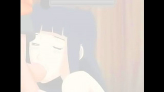 Hinata Pleasures Naruto with Seductive Oral Delight in Steamy Hentai Moment