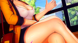 Step-Sisters Explore Forbidden Desires with Their Hot Boss in Steamy Anime Tale