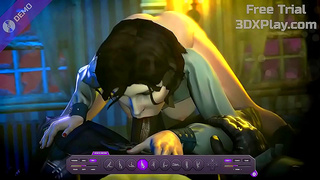 Elizabeth Pleasures Lover with Sensual POV Blowjob in Bioshock-Themed Fantasy