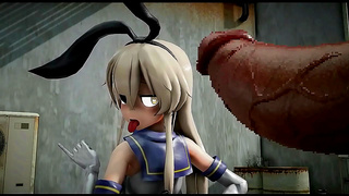 Cute MMD Anime Girls Heat Up Tropical Island Nights in Seductive Play