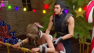 Aeriths Naughty Xmas Fantasy – Ero3D FF7 Hentai Lust Ride
