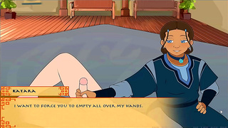 Katara Pleasures Her Avatar Trainer with Steaming Hands-on Lust