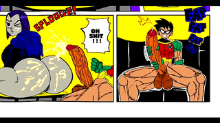 Raven and Starfire Share Steamy Moments in Teen Titans Hentai Fantasy